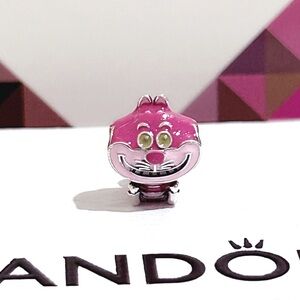 Sterling Silver Pandora Style Disney Alice in Wonderland Cheshire Cat Charm